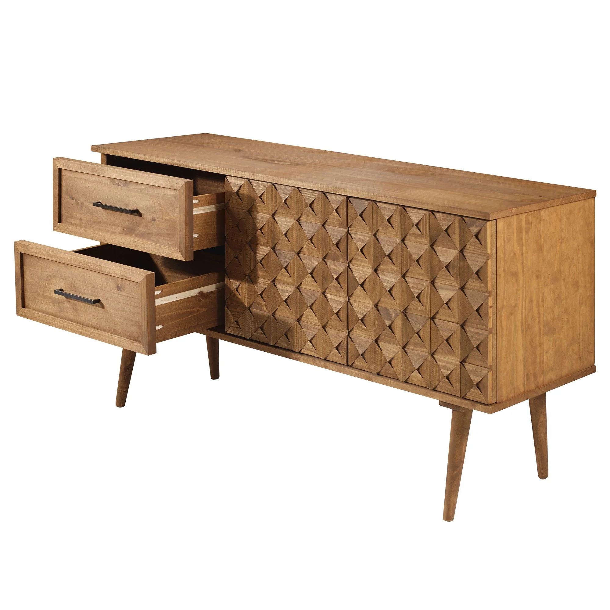 Tessa Solid Wood Prism Sideboard / TV Stand - Image 9