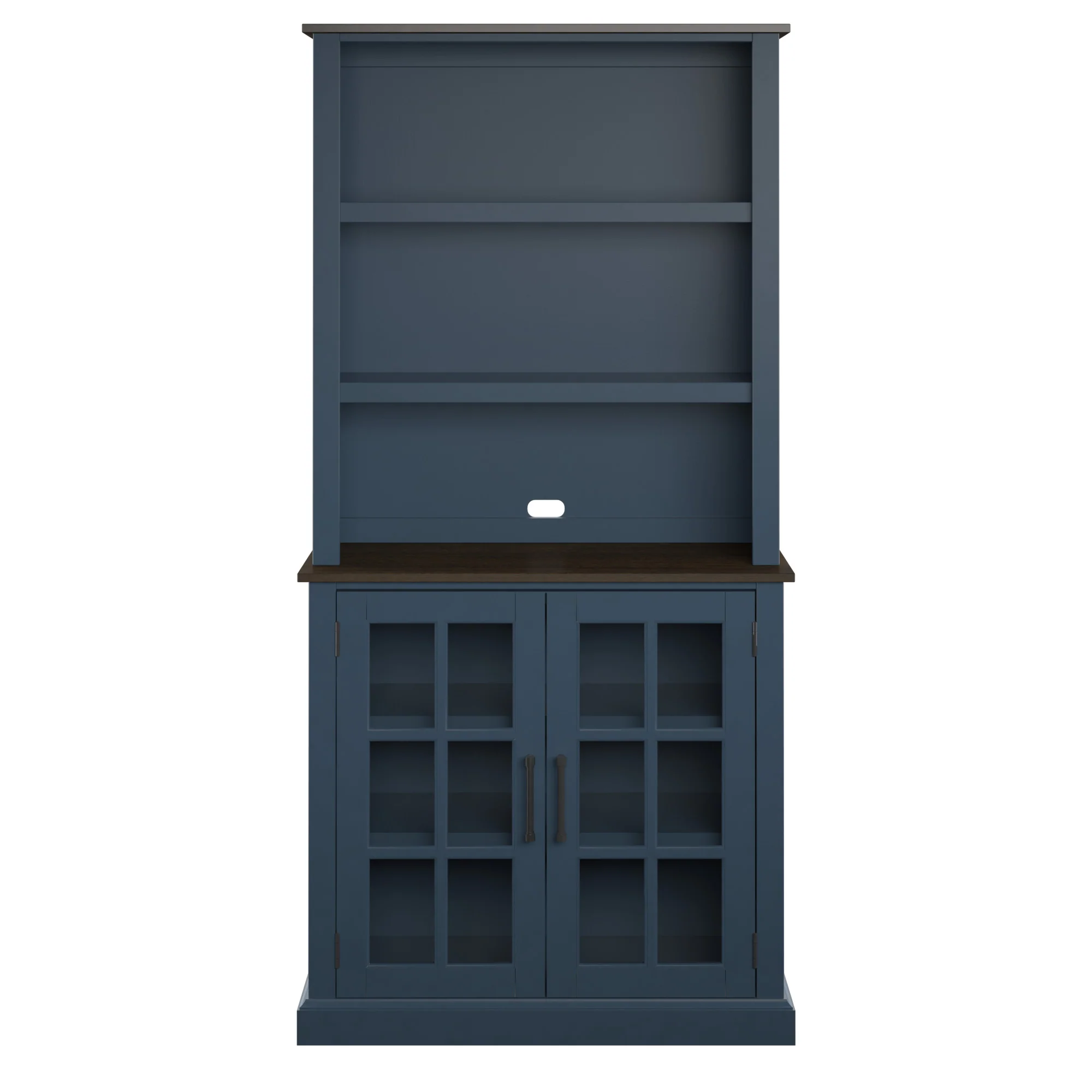 Two‑Tone Traditional Farmhouse Wood Hutch for Kitchen & Dining Storage - Image 5
