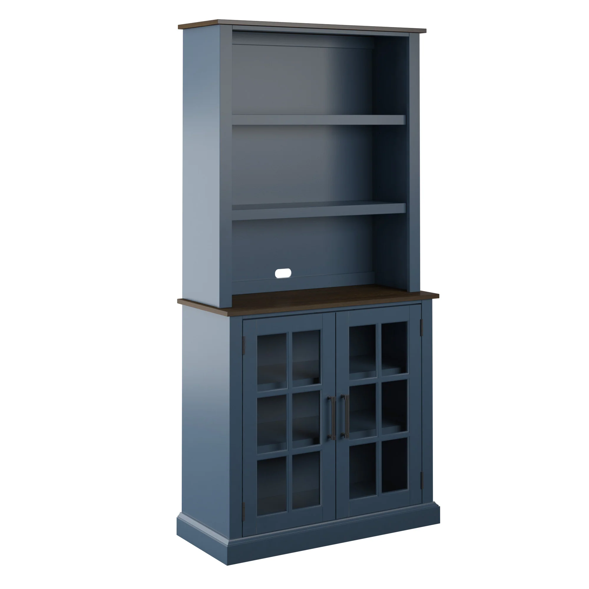 Two‑Tone Traditional Farmhouse Wood Hutch for Kitchen & Dining Storage - Image 6