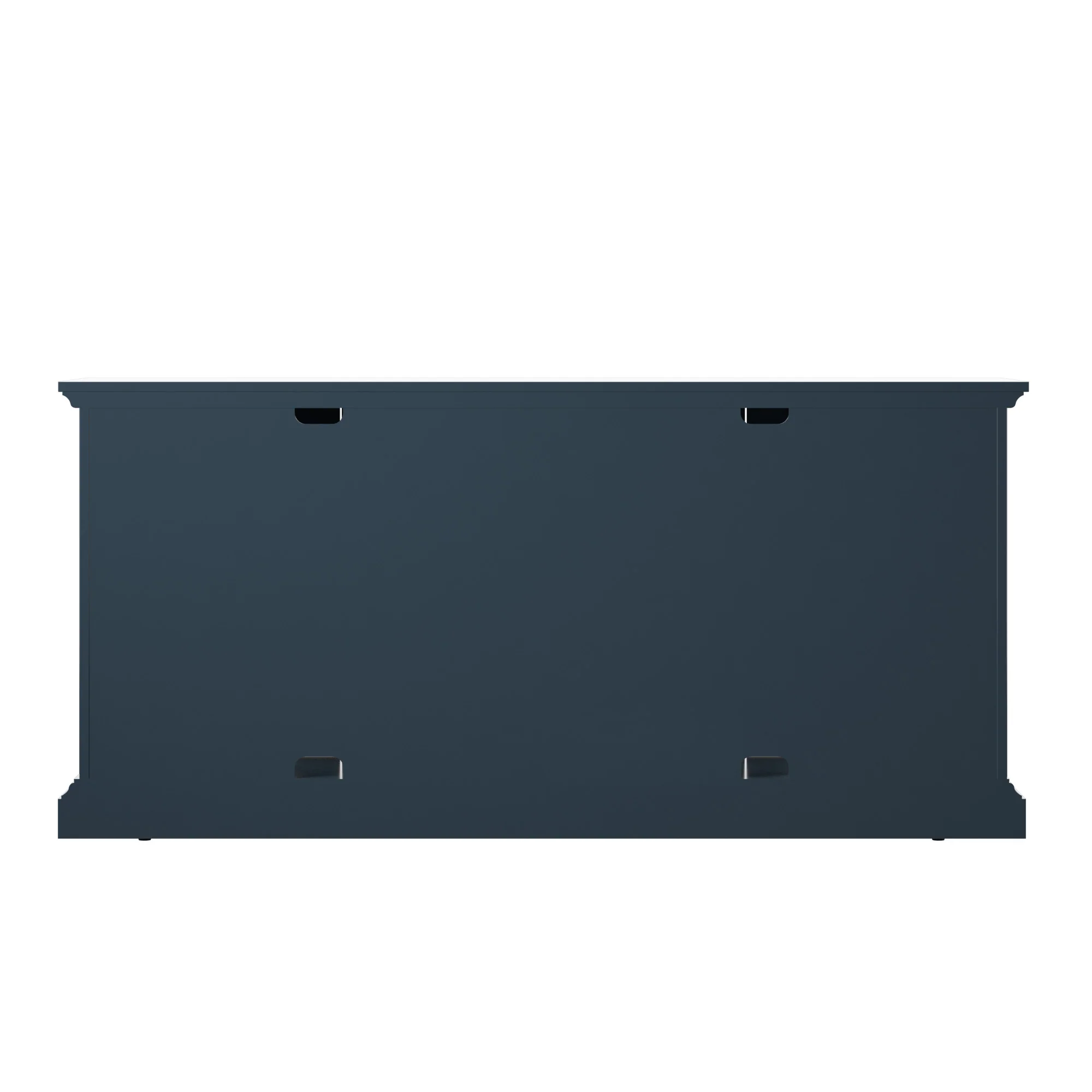 Classic Tempered Glass Design Doors TV Stand Media Console - Image 9