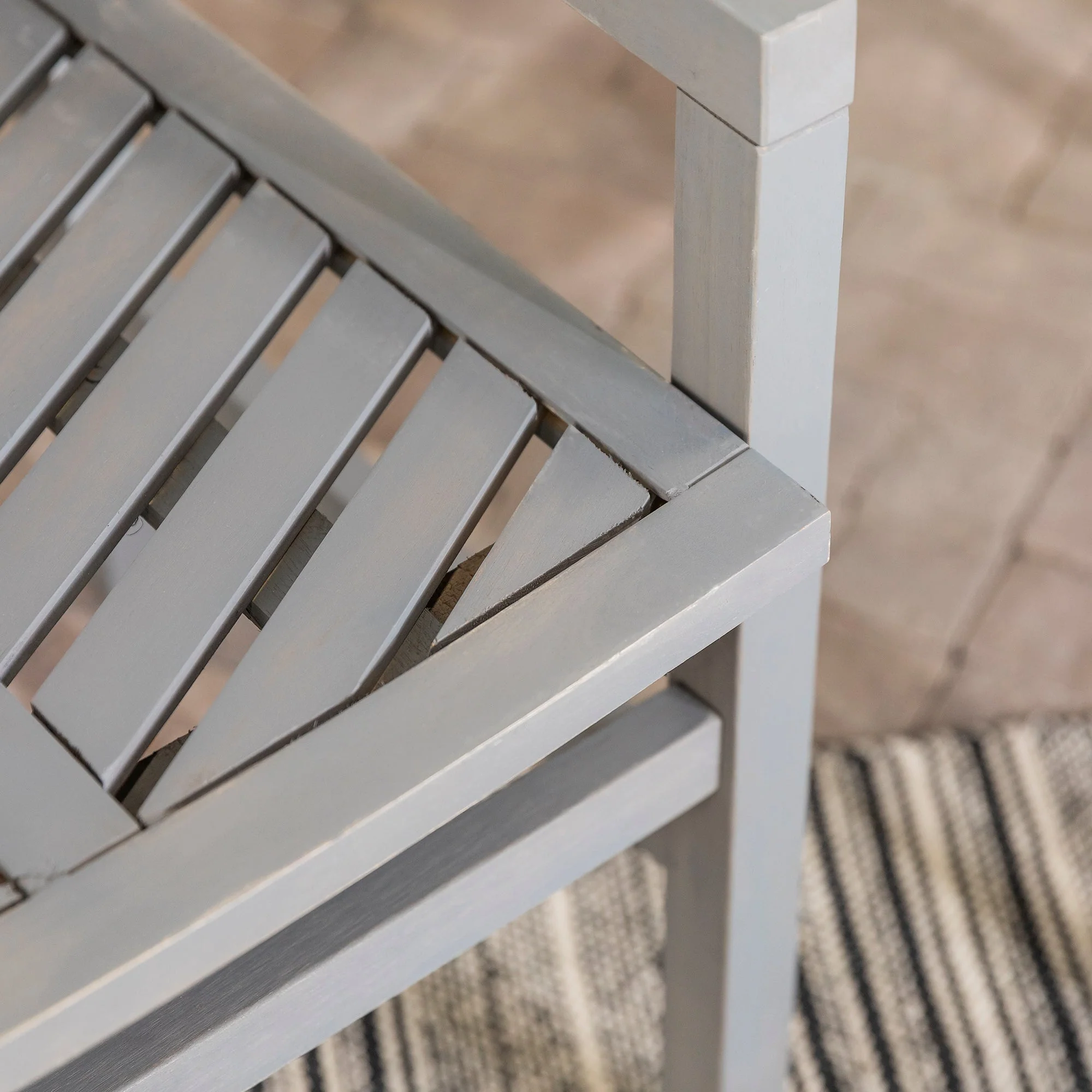 Vincent Patio Wood Chairs, Set of 2 - Image 7