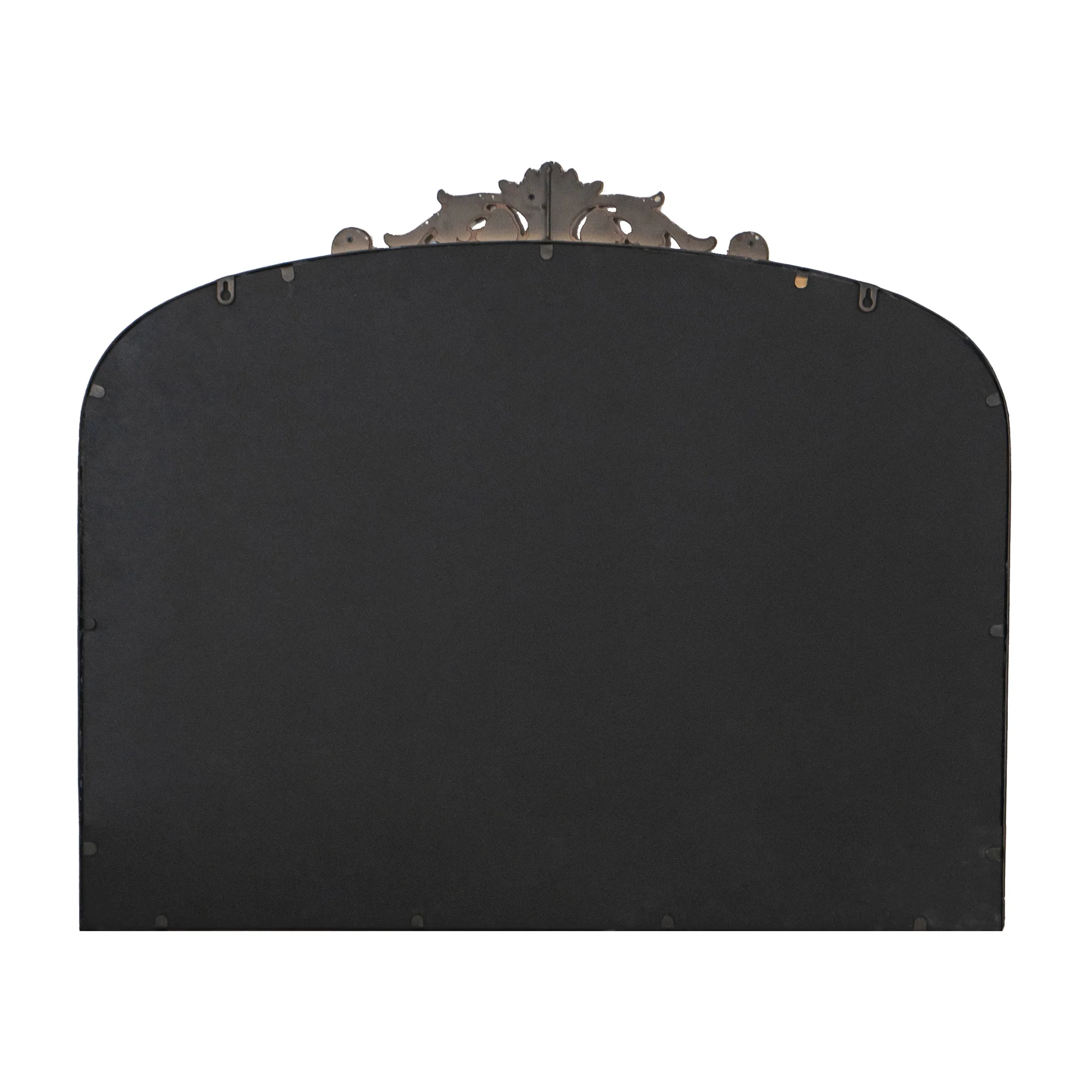 Walker Edison | Vintage Fleur Design Gold Arch Mirror - Image 12