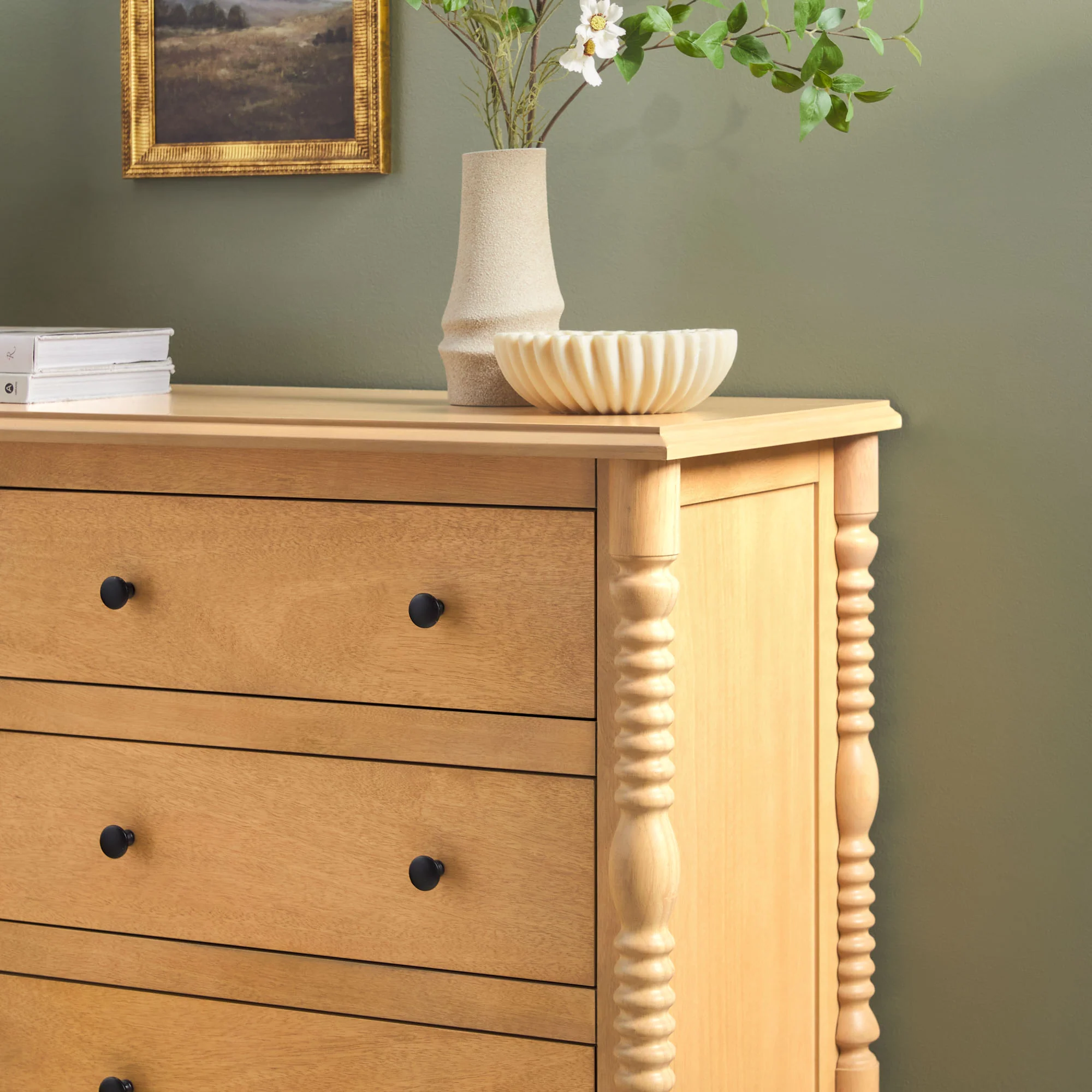 Traditional Vivienne 6-Drawer Easy Assembly Solid Wood Dresser - Image 18