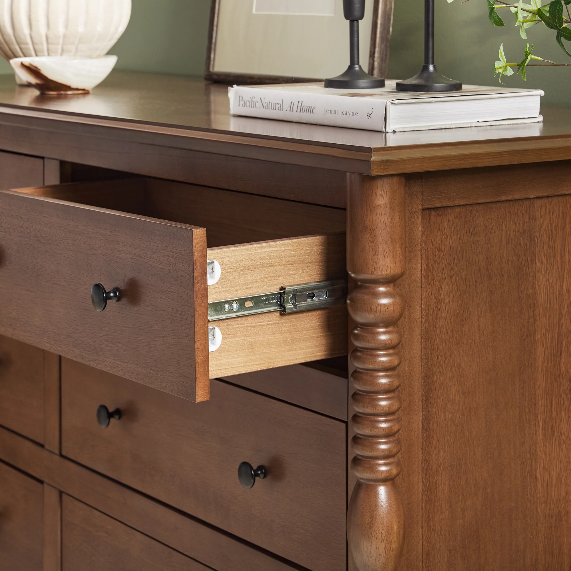 Traditional Vivienne 6-Drawer Easy Assembly Solid Wood Dresser - Image 23