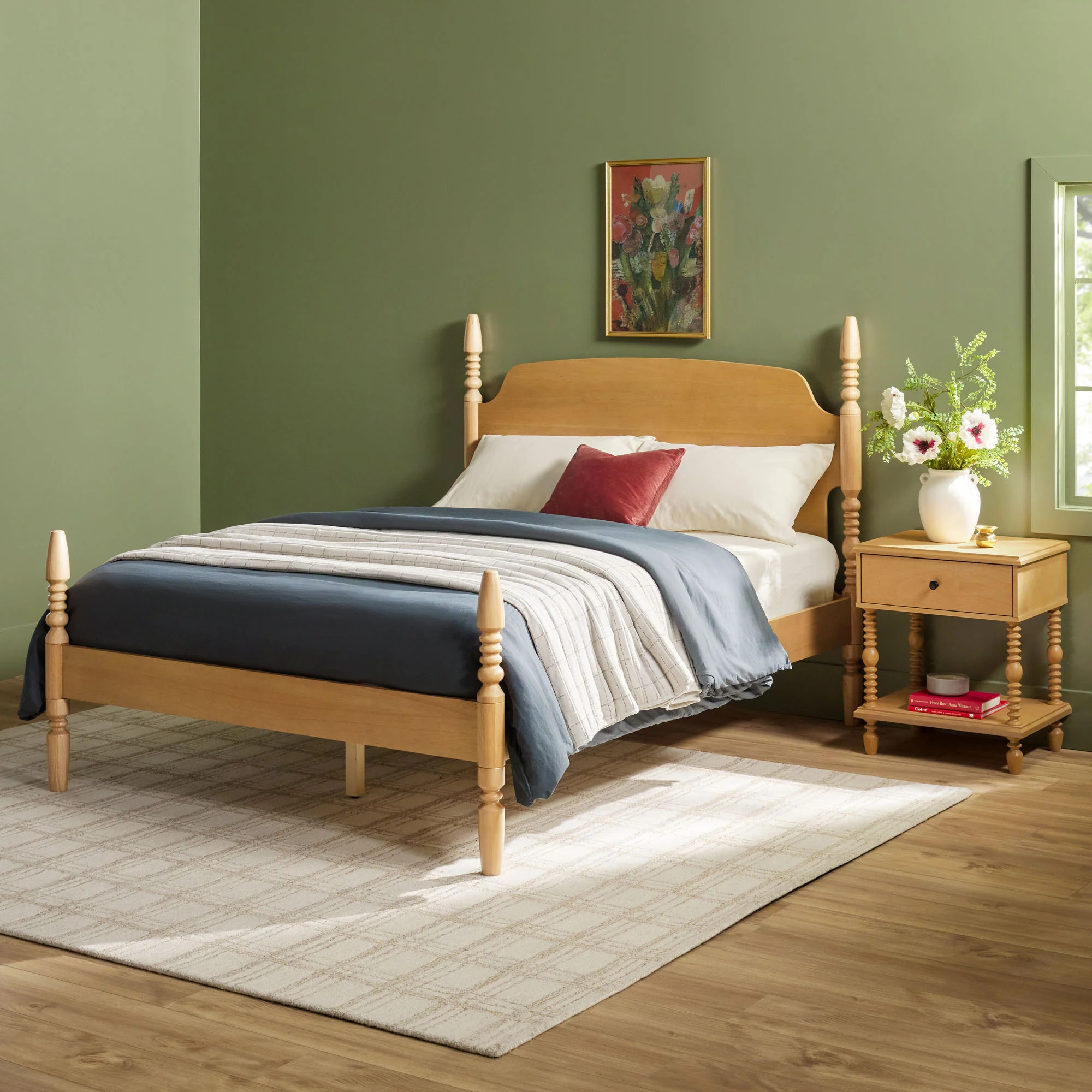 Traditional Vivienne Easy Assembly Solid Wood Bed - Image 24
