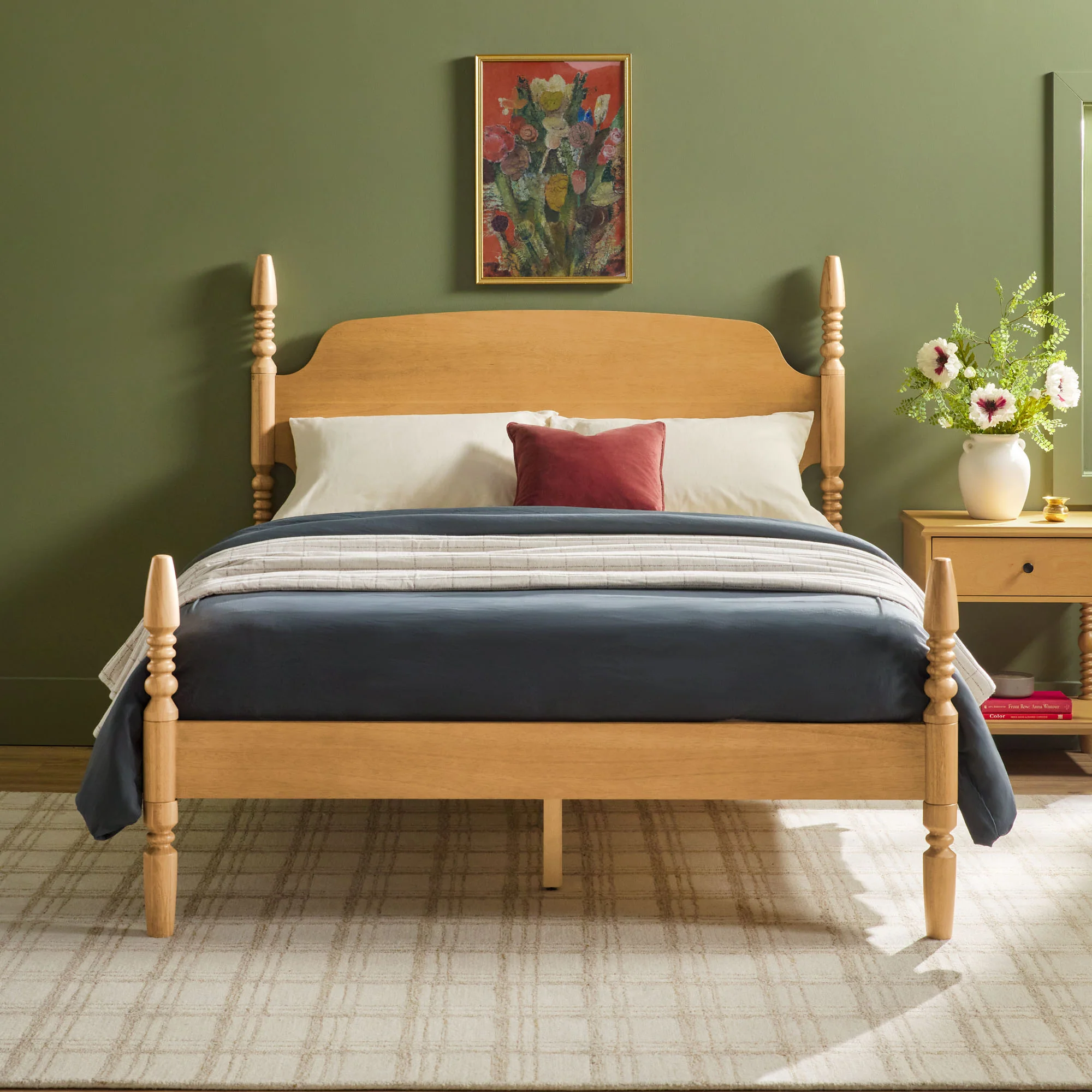 Traditional Vivienne Easy Assembly Solid Wood Bed - Image 25
