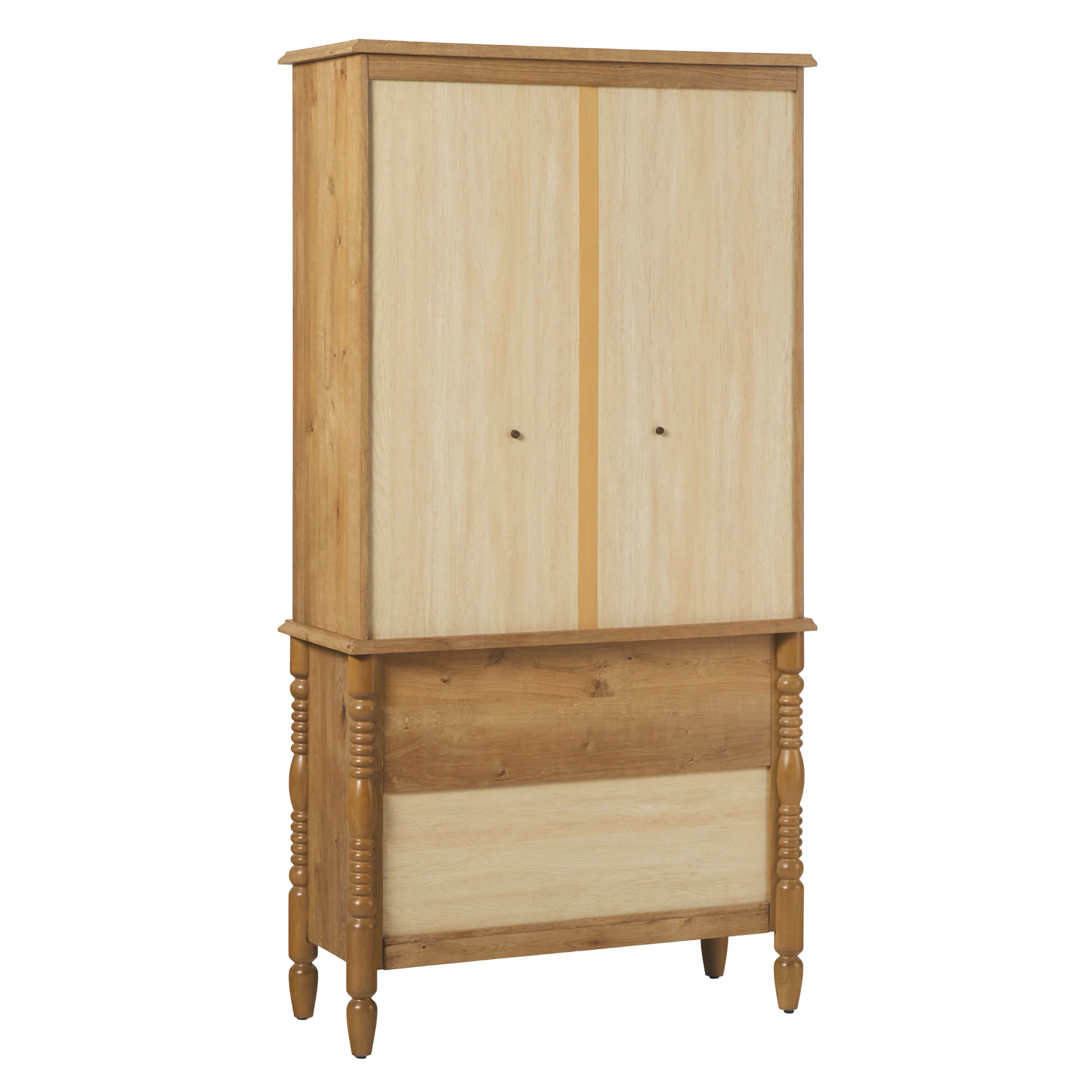 Traditional Vivienne Easy Assembly Bookcase Cabinet with Drawers - Image 21