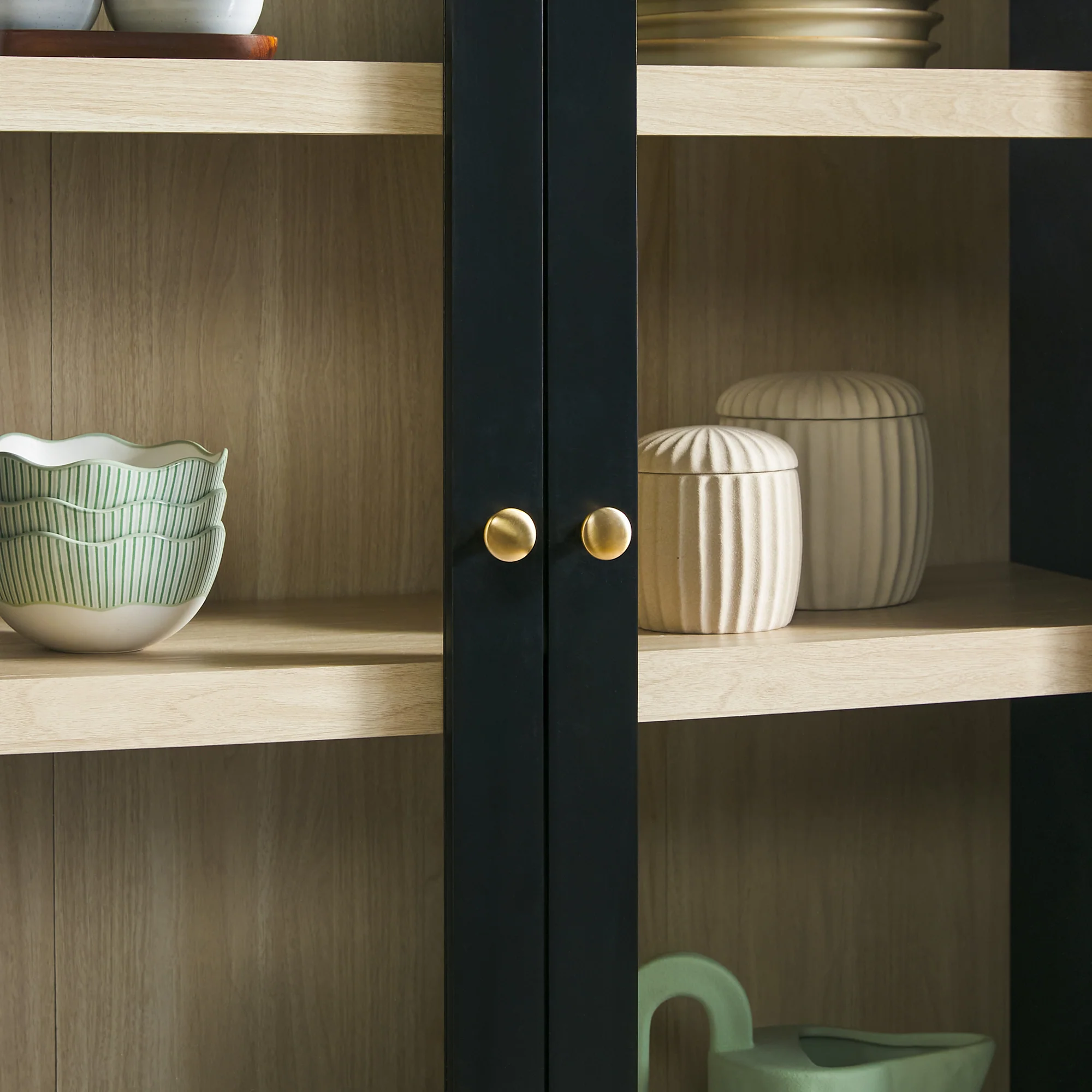 Traditional Vivienne Easy Assembly Bookcase Cabinet with Drawers - Image 30