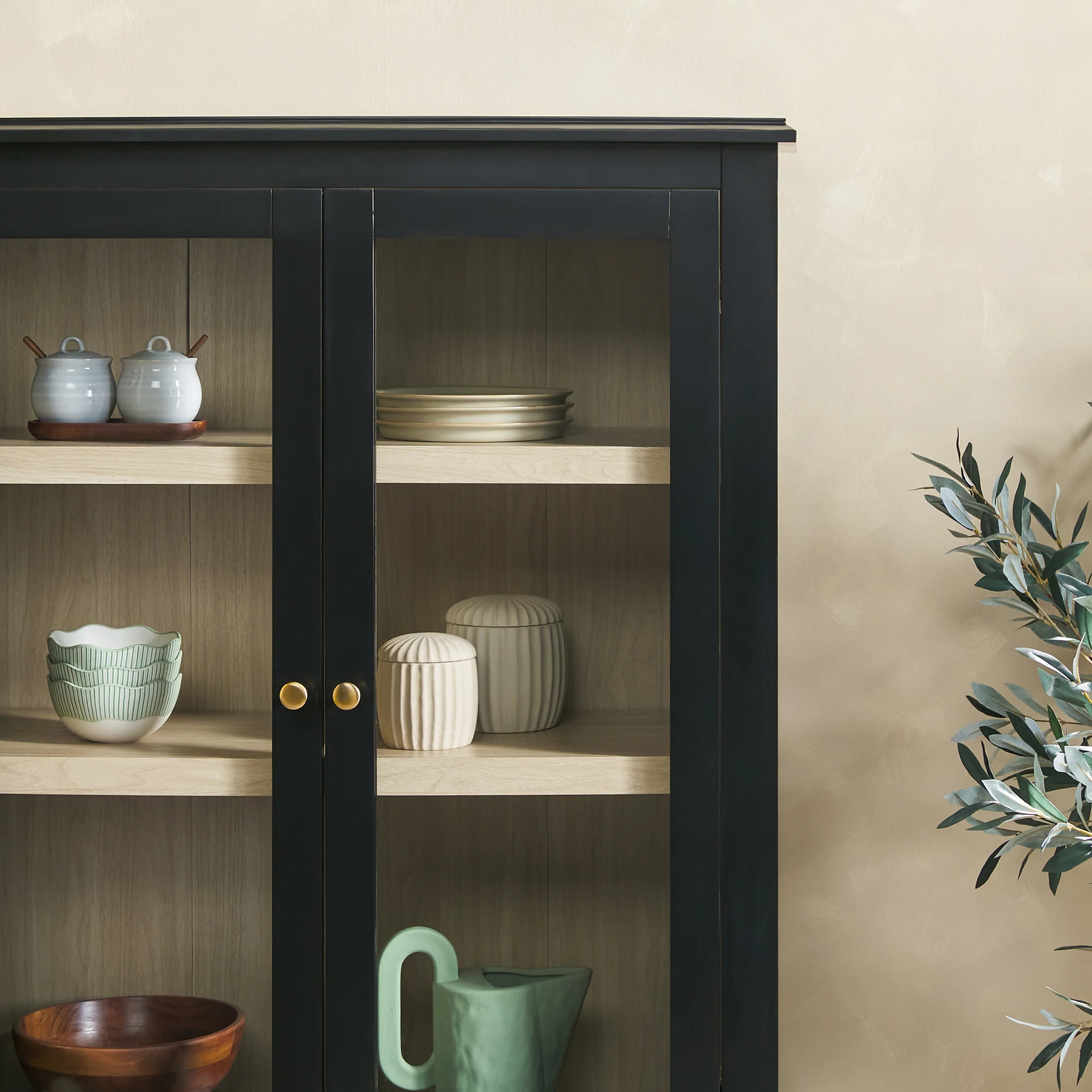 Traditional Vivienne Easy Assembly Bookcase Cabinet with Drawers - Image 31