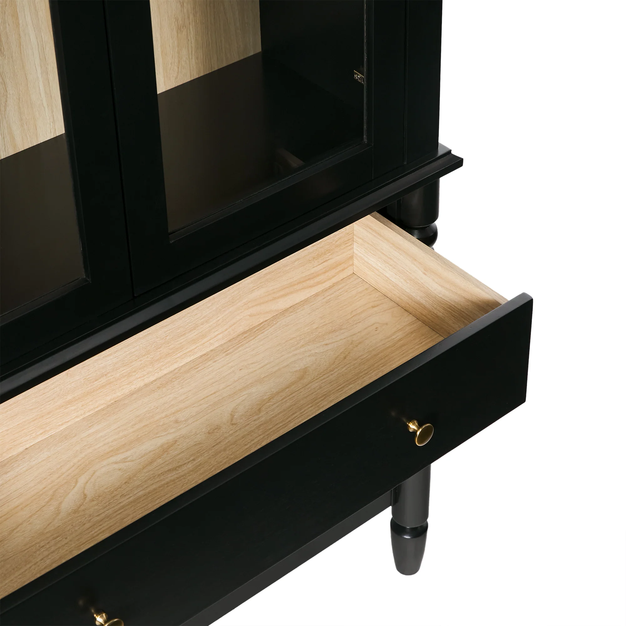 Traditional Vivienne Easy Assembly Bookcase Cabinet with Drawers - Image 37