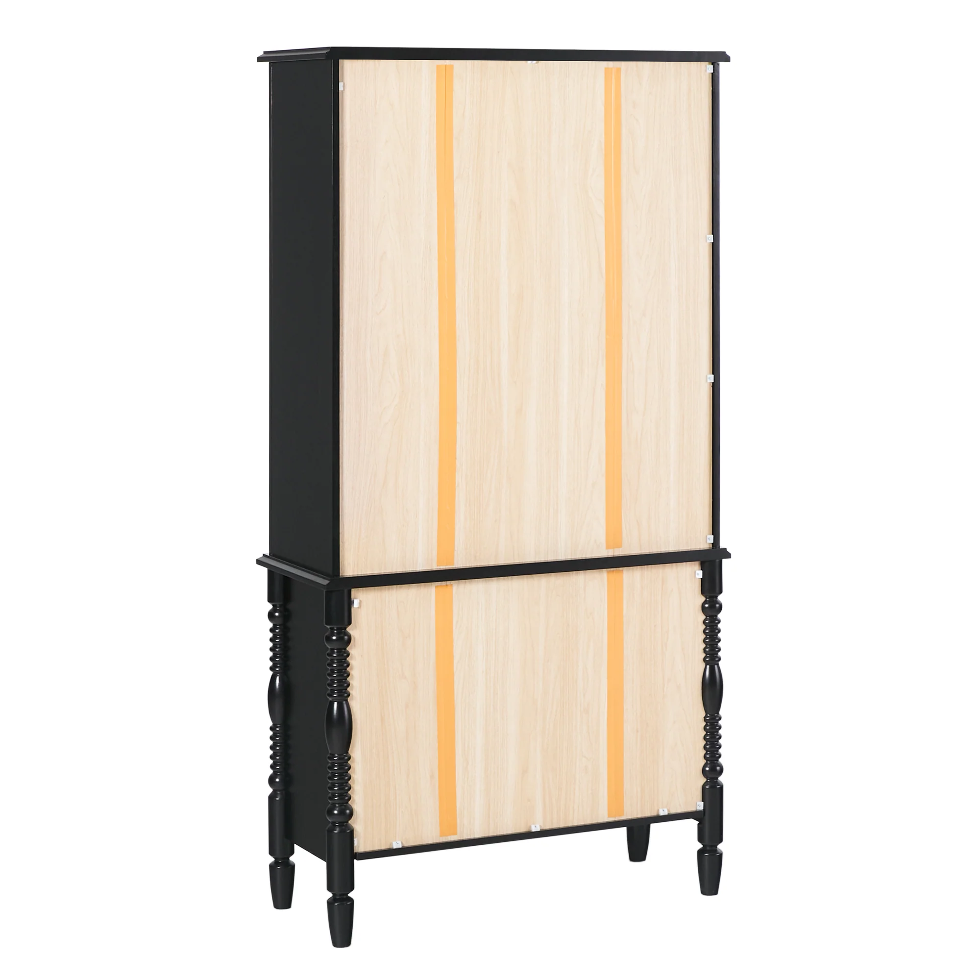 Traditional Vivienne Easy Assembly Bookcase Cabinet with Drawers - Image 41