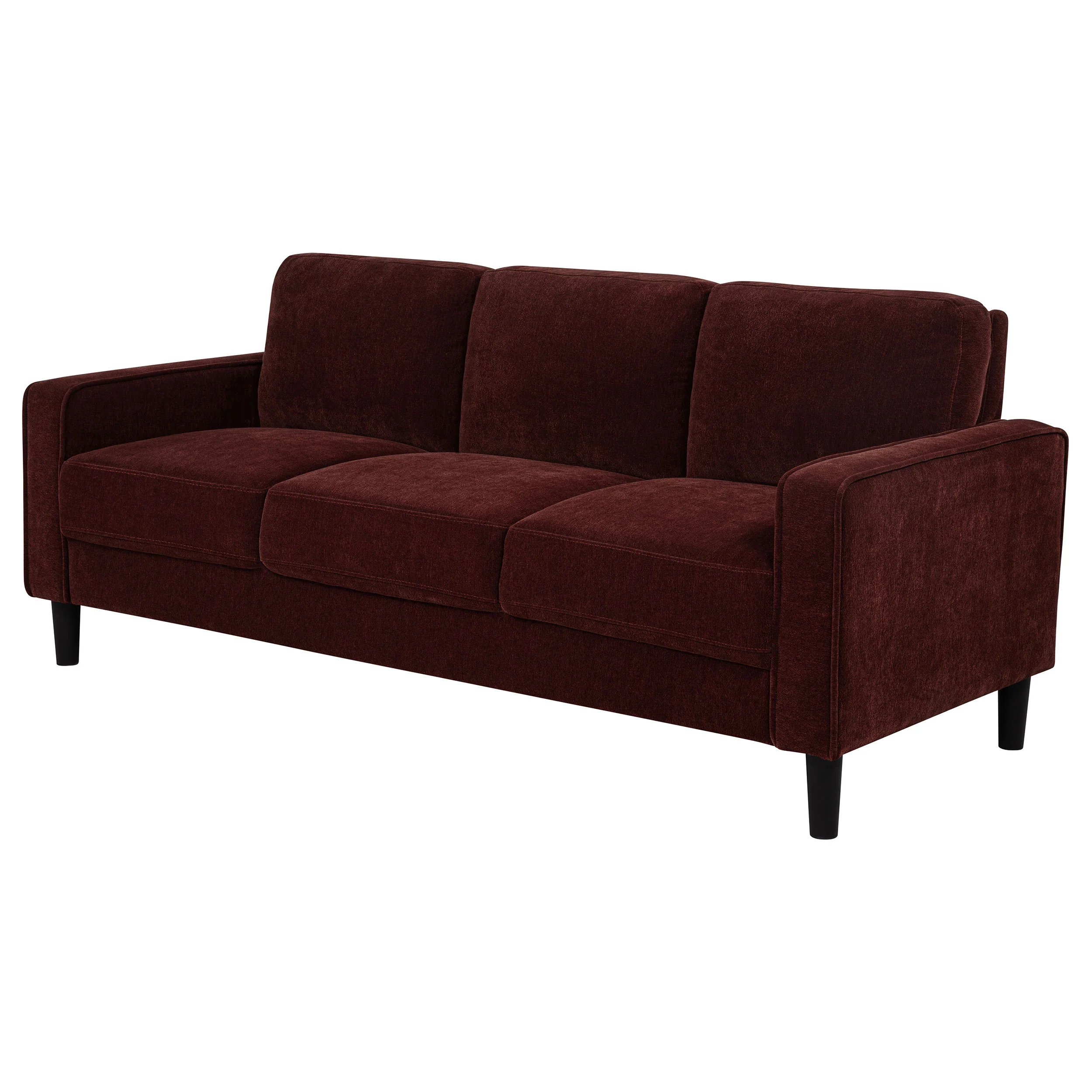 Weld Rust 77-inch Plush Modern Sofa Couch - Image 4