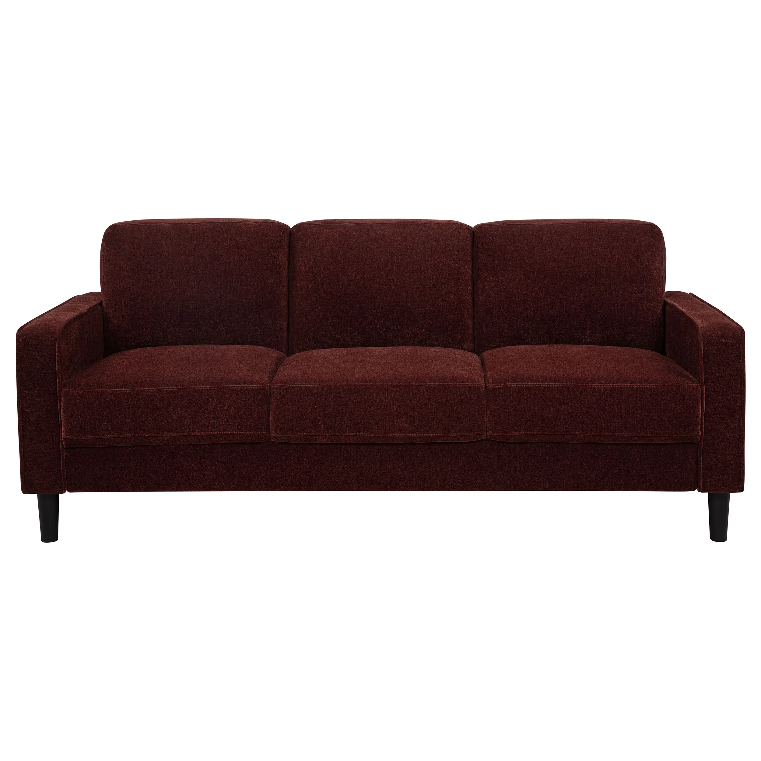 Weld Rust 77-inch Plush Modern Sofa Couch - Image 5