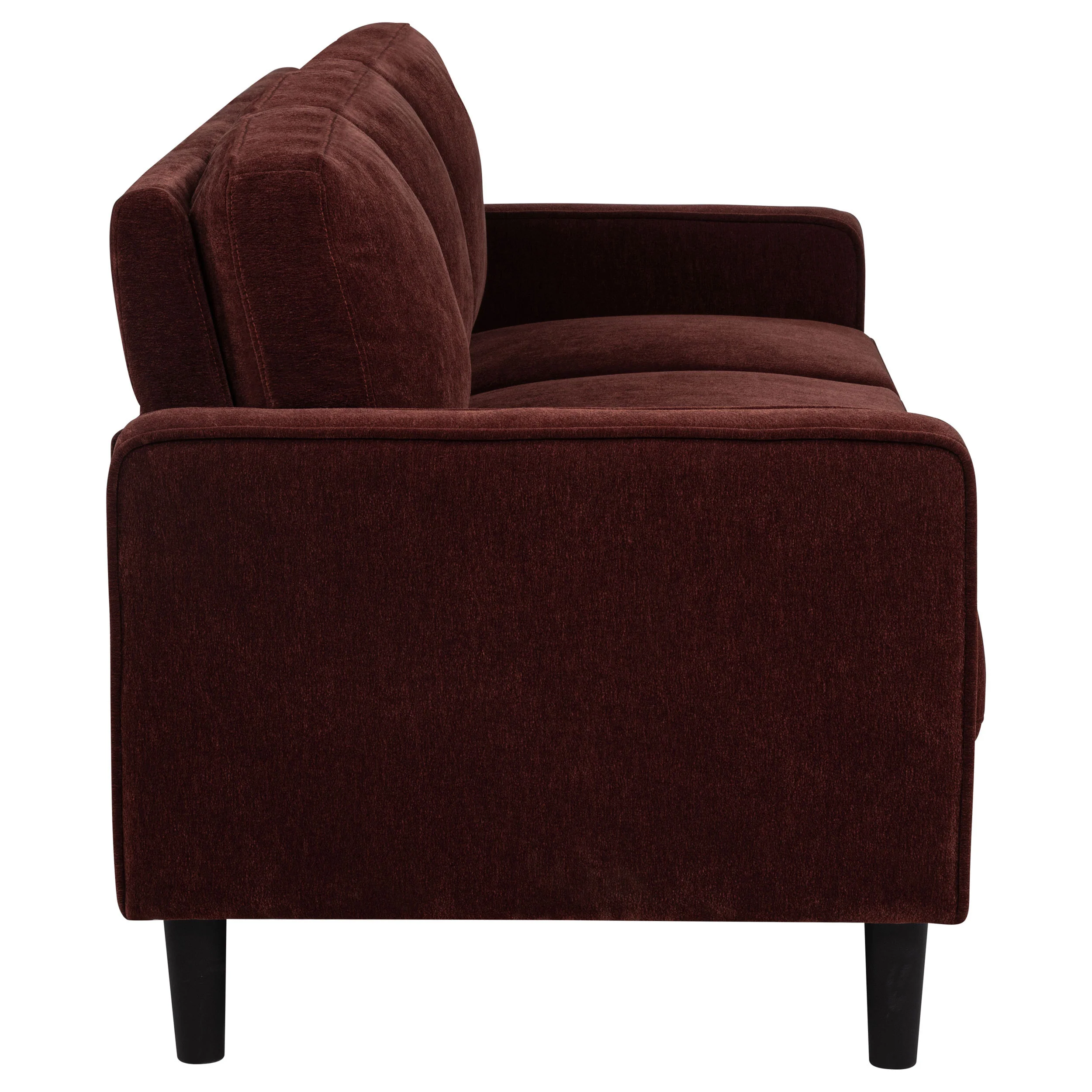 Weld Rust 77-inch Plush Modern Sofa Couch - Image 6