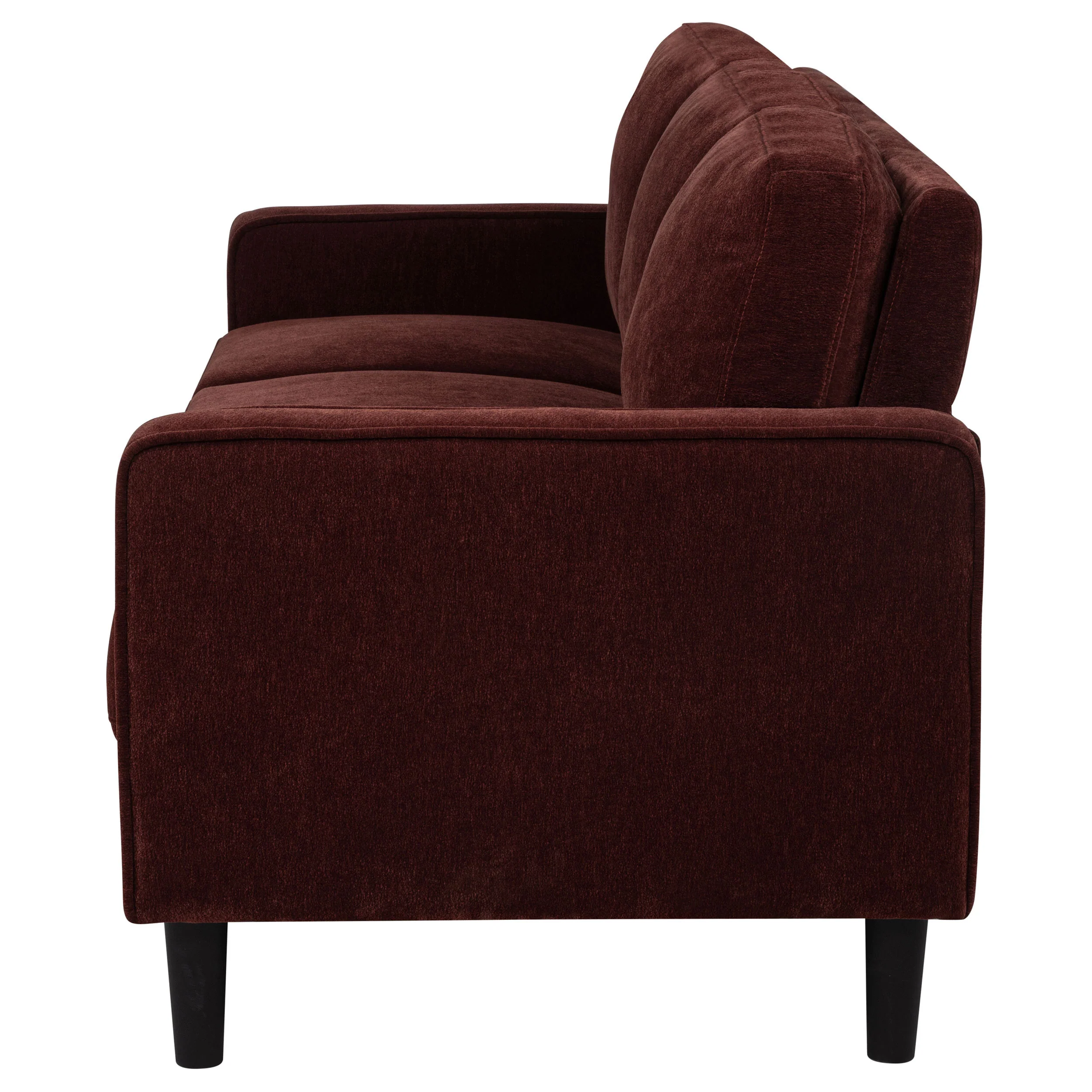 Weld Rust 77-inch Plush Modern Sofa Couch - Image 7