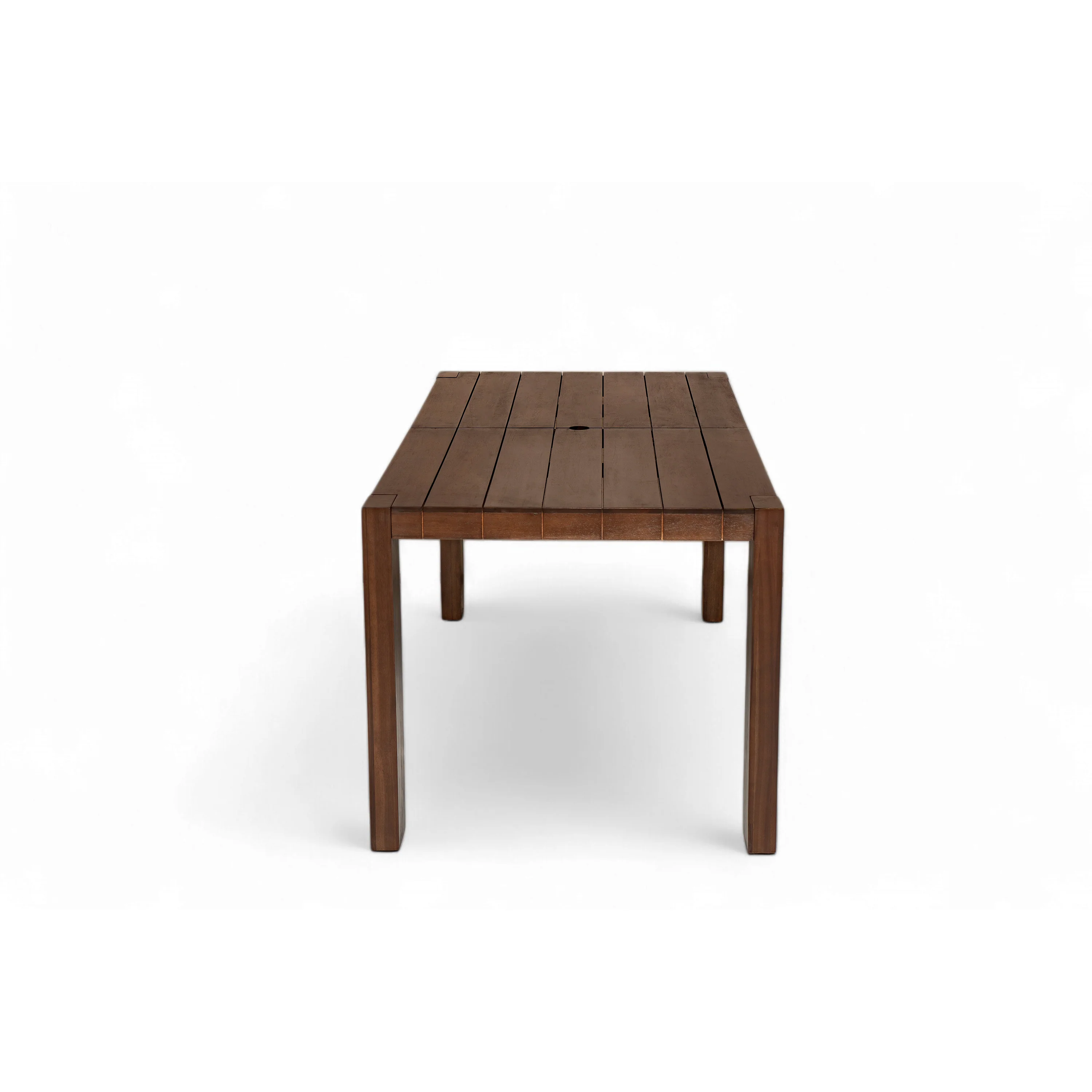 Walker Edison | Wood Outdoor Patio 7-Piece Dining Table Set for 6 - Image 29