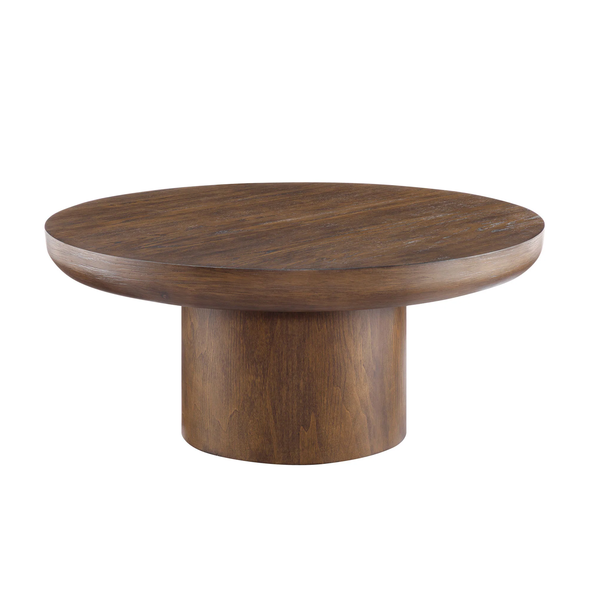 Walker Edison | Wood Veneer Round Coffee Table - Image 7