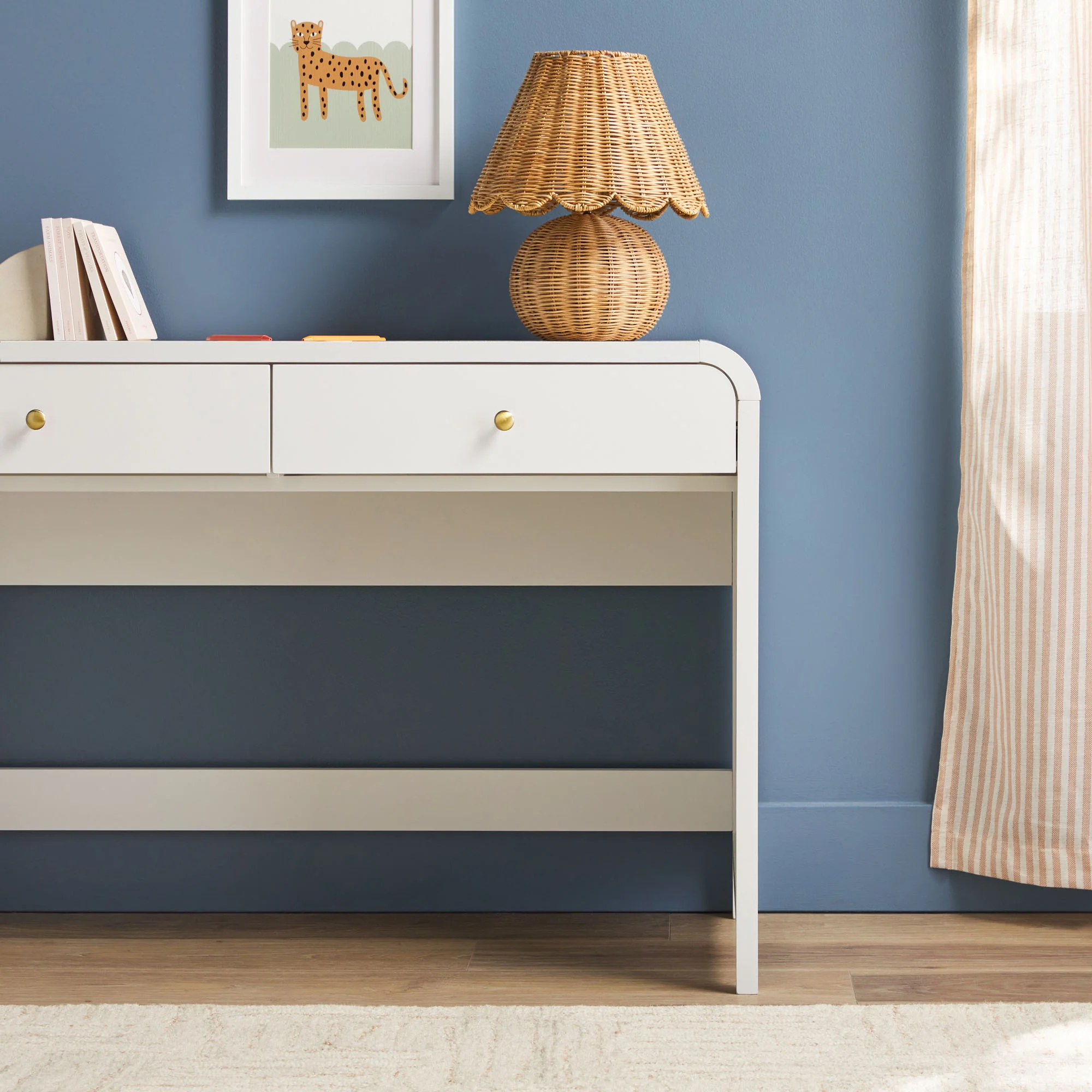 Zoey Modern Curve Design Writing Desk - Image 13